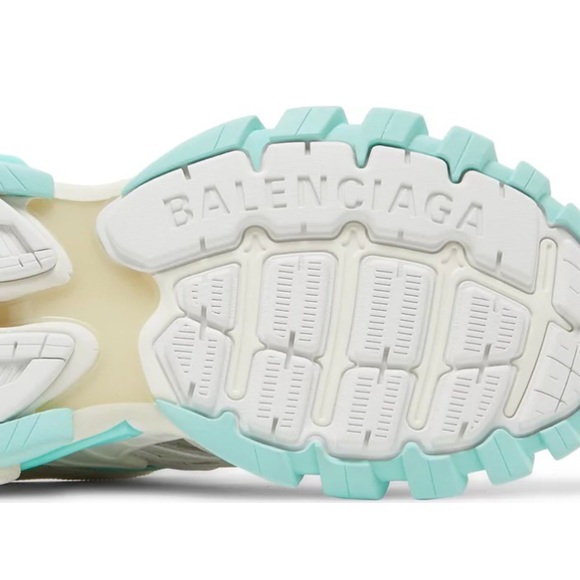 Balenciaga Rubber Mesh Tri-Color Womens Track.2 Open Sneakers, Size 40 - Picture 2 of 16